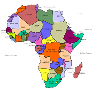 africa map
